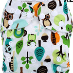 Breathable & Leak-Proof Baby Cloth Diapers (Under 15KG) Adjustable PUL Exterior & Soft Brushed Lining