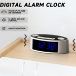 1pc White Noise Machine ,Alarm Clock With 20 Soothing Sounds, Gentle Vibration Alarm , Dimmer And Bedside , Travel Essential