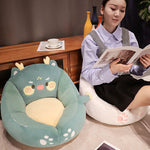 Cartoon Animal Futon Cushion For Home And Office Seats