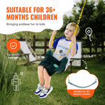 2-Pack Swing Seats with 66" Chains | Durable Outdoor Swing Set Replacement Seats for Kids & Adults