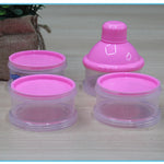 4-Piece Baby Milk Bottle & Feeding Set Cartoon Infant Tableware Safe Plastic Feeding Set for Toddlers