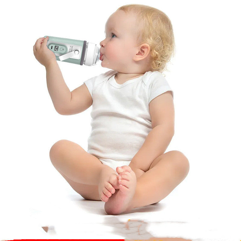 Portable Baby Bottle Warmer Constant Temperature Heating Cover for Night Milk & Travel USB Rechargeable