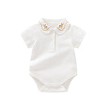 Summer Baby Jumpsuit – Thin Cotton Short Sleeve Romper for Newborns | Unisex Lightweight Infant Outfit
