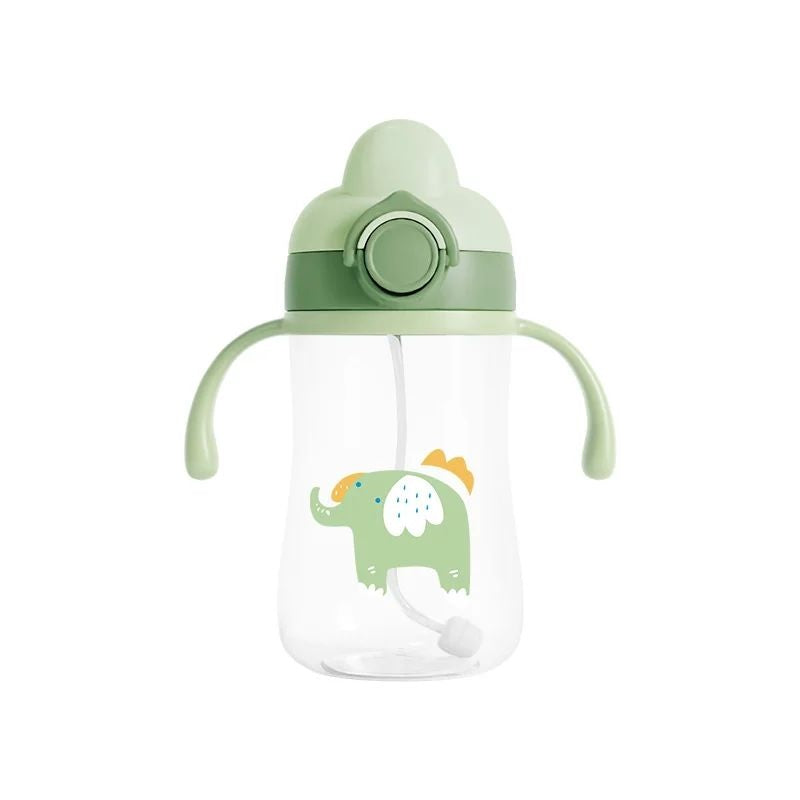 Portable Baby Water Bottle 300ml Leak-Proof Kids Sippy Cup BPA-Free Toddler Drinking Bottle for Travel