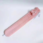 2L Cute Hot Water Bottle with Soft Cover – Portable Belly Warmer Belt, Long Silicone Hand Warmer, Leakproof & Explosion-Proof