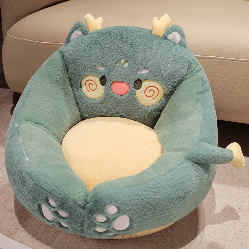 Cartoon Animal Futon Cushion For Home And Office Seats