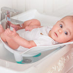 Foldable Baby Bathtub Safe Non-Slip Infant Bath Seat for Newborns to 18 Months Portable Baby Tub