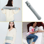 2L Cute Hot Water Bottle with Soft Cover – Portable Belly Warmer Belt, Long Silicone Hand Warmer, Leakproof & Explosion-Proof