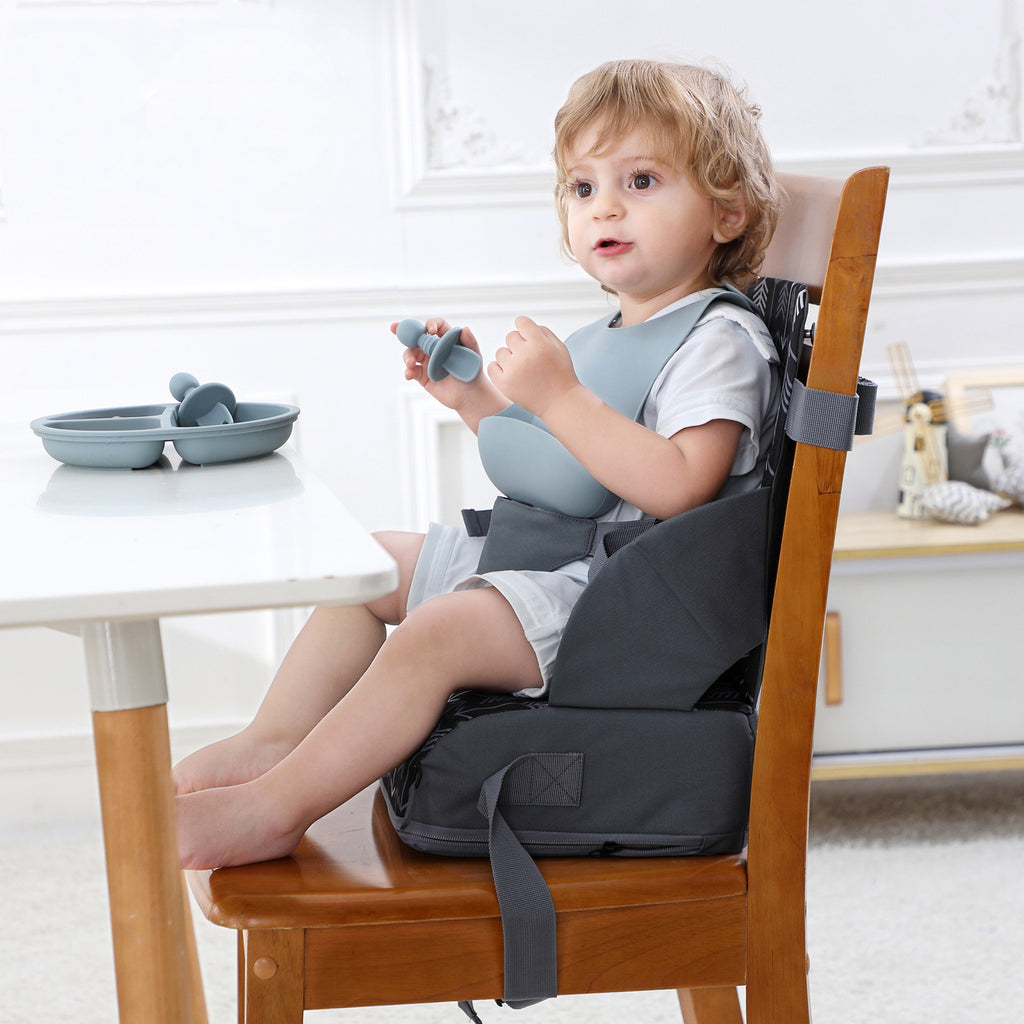 Go Out Portable Folding Children's Seat Height Increasing Booster Cushion for Travel & Dining