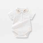 Summer Baby Jumpsuit – Thin Cotton Short Sleeve Romper for Newborns | Unisex Lightweight Infant Outfit