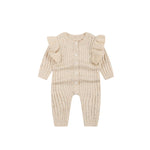 Baby Autumn Knitted Jumpsuit – Soft Cotton Pullover Romper for Infants | Cozy & Breathable Fall Baby Outfit
