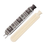 2L Cute Hot Water Bottle with Soft Cover – Portable Belly Warmer Belt, Long Silicone Hand Warmer, Leakproof & Explosion-Proof