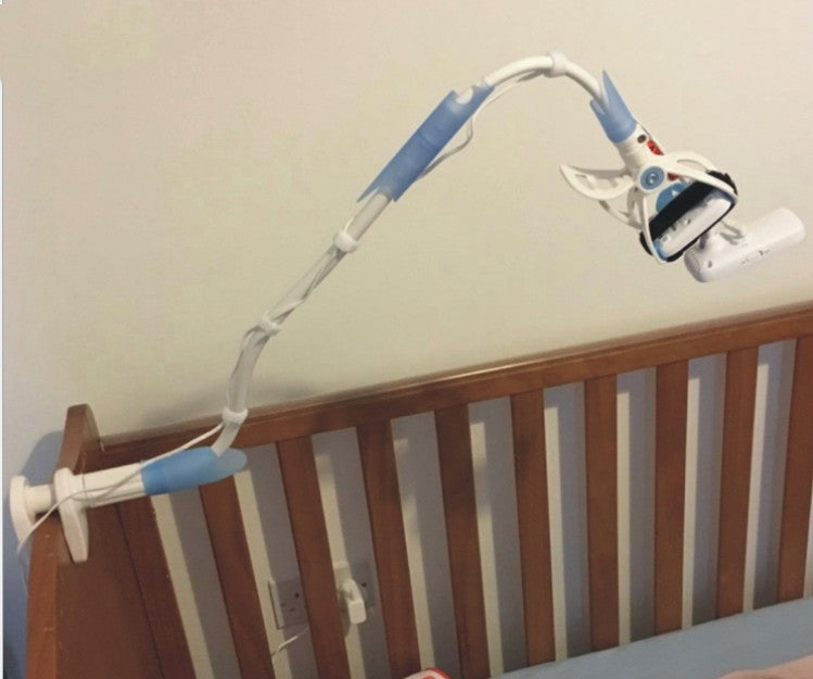 Baby Monitoring Camera Bracket 360° Adjustable Wireless Mount for Baby & Elderly No-Drill Flexible Holder