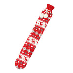 2L Cute Hot Water Bottle with Soft Cover – Portable Belly Warmer Belt, Long Silicone Hand Warmer, Leakproof & Explosion-Proof