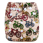 Breathable & Leak-Proof Baby Cloth Diapers (Under 15KG) Adjustable PUL Exterior & Soft Brushed Lining